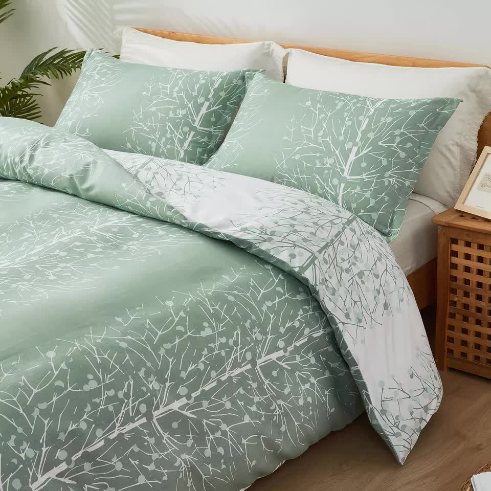 NNEDSZ Artistic Vibes Abstract Duvet Cover Set - Easy Maintenance-King-1