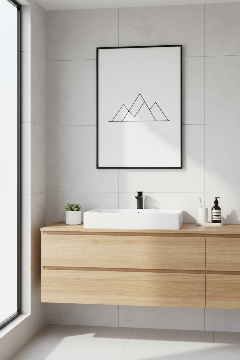 Bathroom mockup