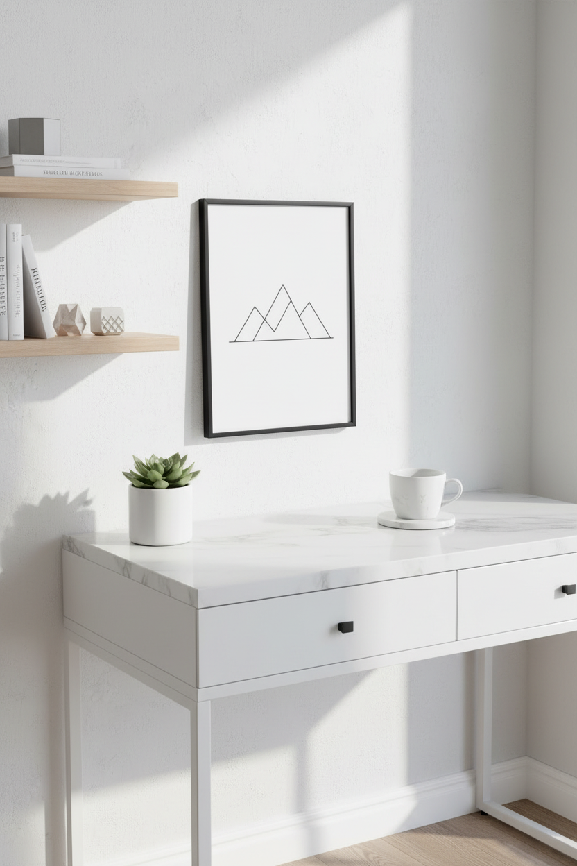 Home office mockup