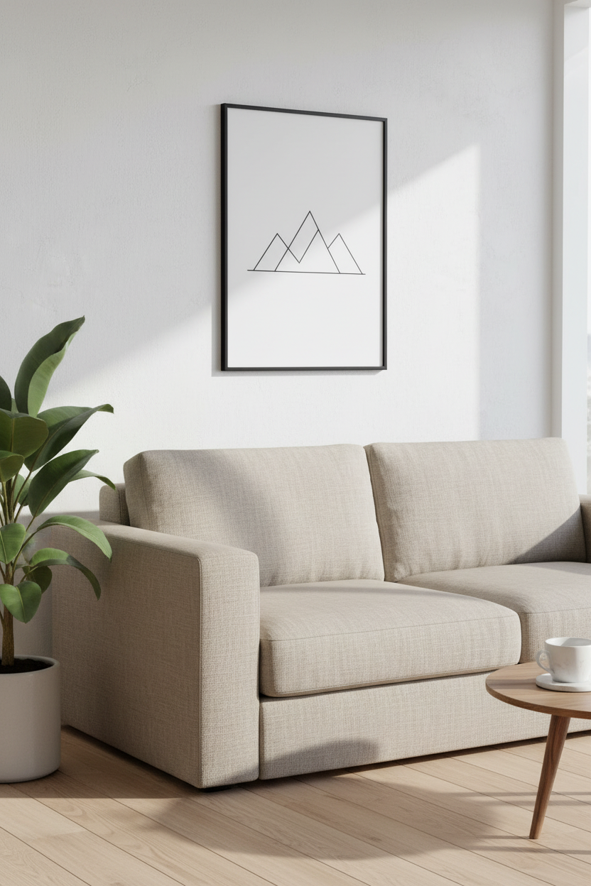 Living room mockup